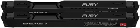 Оперативная память 8 Gb 1866 MHz Kingston FURY Beast PnP Black (KF318C10BBK2/8)