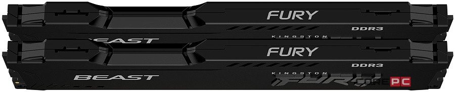 Оперативная память 8 Gb 1866 MHz Kingston FURY Beast PnP Black (KF318C10BBK2/8)