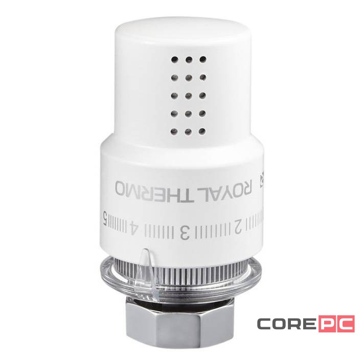 Термоголовка жидкостная Royal Thermo Design М30х1,5 (белый) RTO 07.0009