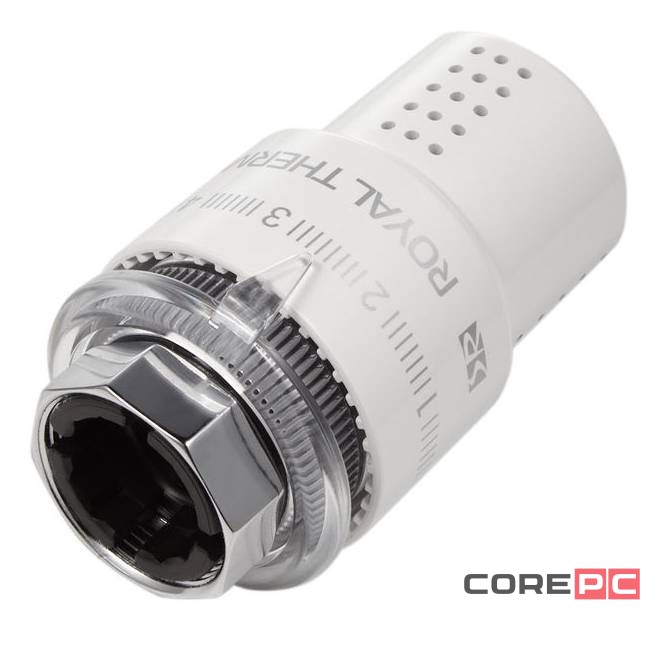 Термоголовка жидкостная Royal Thermo Design М30х1,5 (белый) RTO 07.0009