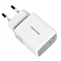 Сетевое зар. устр. Keephone Booster 1C Gan 30W белое