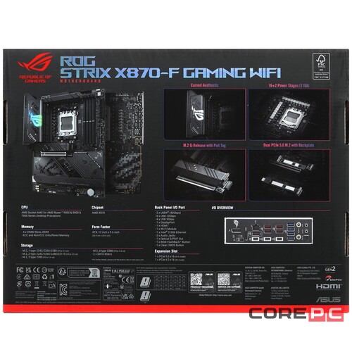 Материнская плата ASUS ROG STRIX X870-F GAMING WIFI (90MB1IV0-M0EAY0)