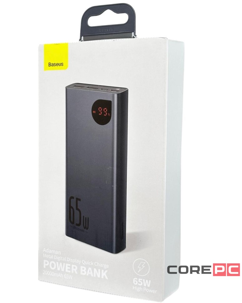 Powerbank Baseus Adaman 20000mAh 2USB/USB-C 65W (P10021506U02-00) синий