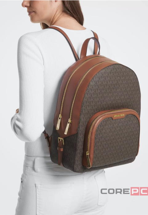 Рюкзак Michael Kors Jaycee Medium Logo Backpack (35S2G8TB7B) (Brown)