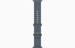 Apple Watch Ultra 3 49mm Natural Titanium Case with Anchor Blue Ocean Band (One Size)