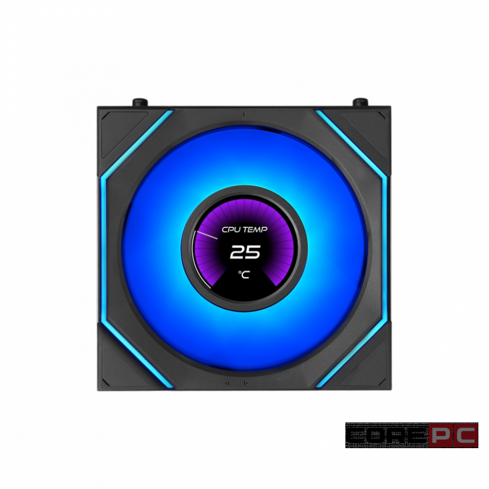 Вентилятор для корпуса Lian Li UNI FAN SL INF LCD FLEX 120 12SLIND1F1B ARGB Black (G9F.12SLIND1F1B.R0)