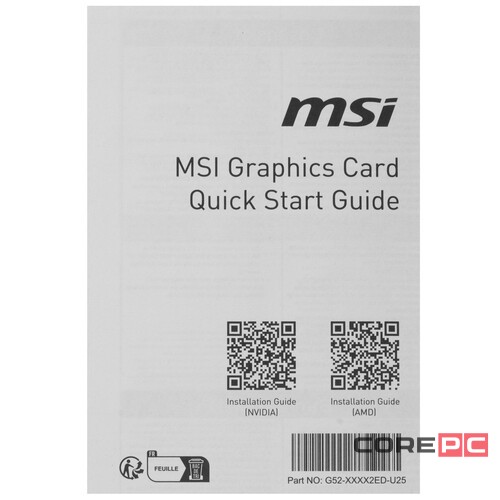 Видеокарта MSI (RTX 4060 AERO ITX 8G OC) GeForce RTX 4060 8GB AERO ITX 8G OC