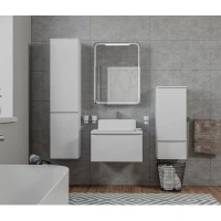 Зеркальный шкаф MIXLINE ВИКТОРИЯ 600х800 (ШВ) ЛЕВЫЙ, сенсорный выкл, светодиодная подсветка