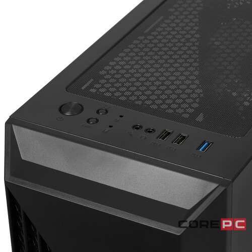 Компьютерный корпус 1STPLAYER FIREROSE F3-A Black (F3-A-BK-4F1)