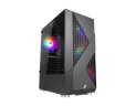 Компьютерный корпус 1STPLAYER FIREROSE F3-A Black (F3-A-BK-4F1)