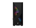Компьютерный корпус 1STPLAYER FIREROSE F3-A Black (F3-A-BK-4F1)