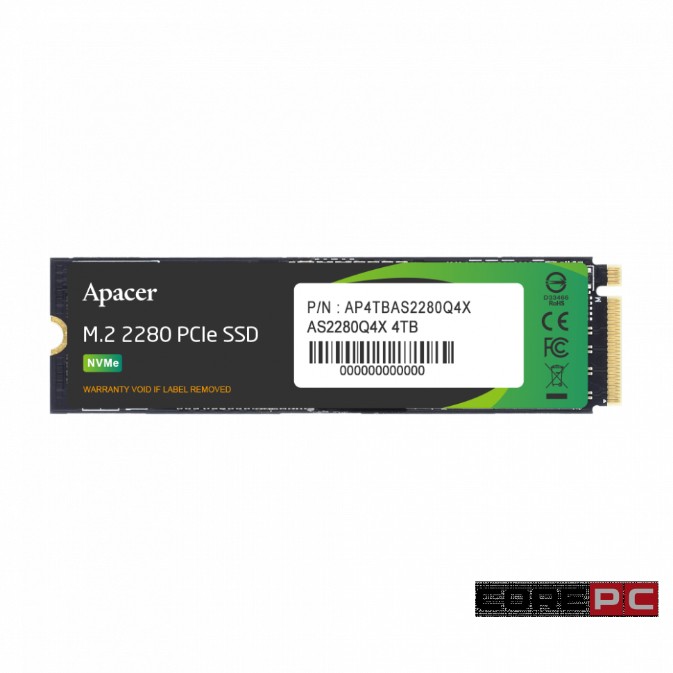 Твердотельный накопитель Apacer 512 Gb (AP512GAS2280Q4X-1)