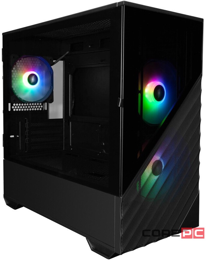 Компьютерный корпус 1STPLAYER DK D7 ARGB Black (D7-BK-3F7)