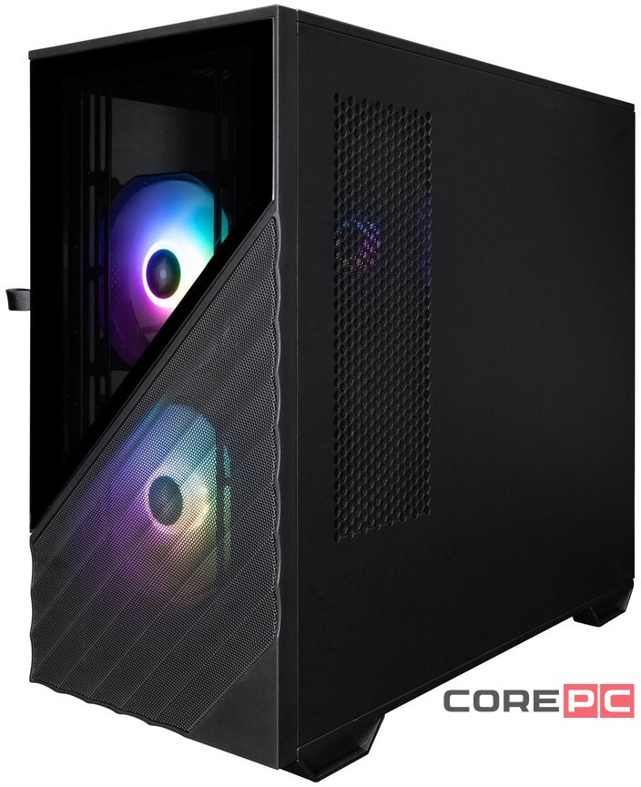 Компьютерный корпус 1STPLAYER DK D7 ARGB Black (D7-BK-3F7)