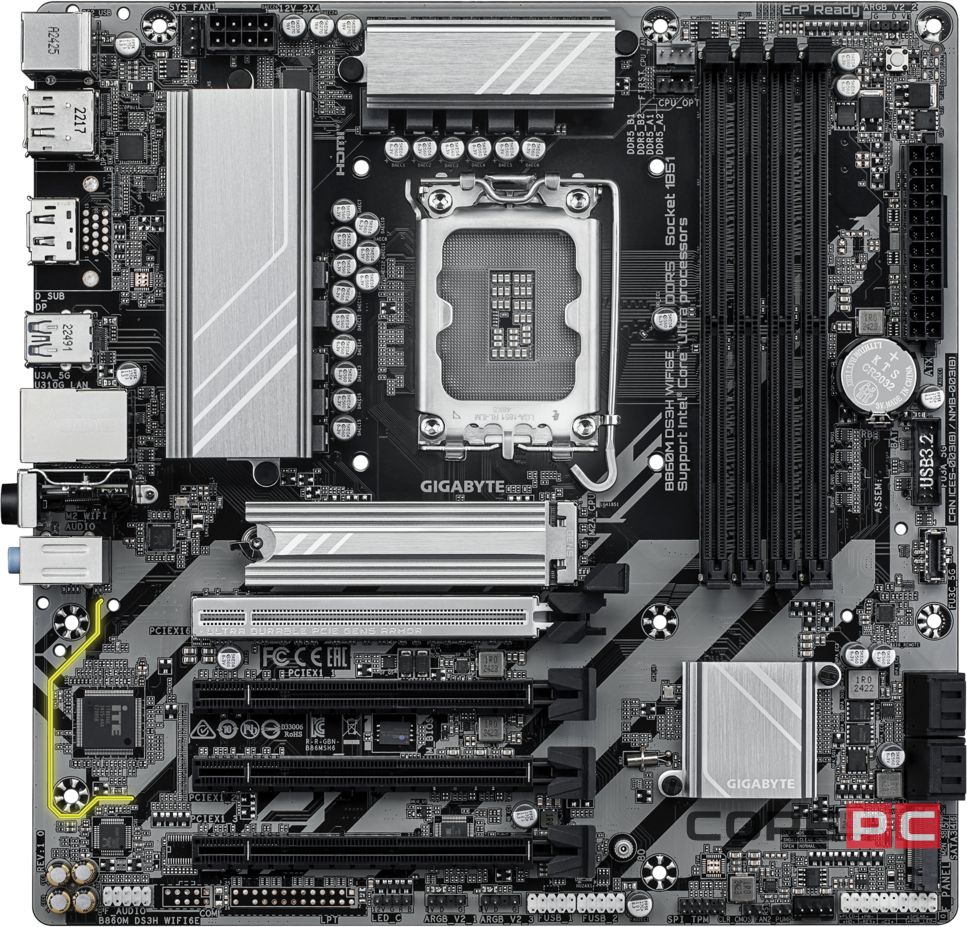 Материнская плата Gigabyte B860M DS3H WIFI6E
