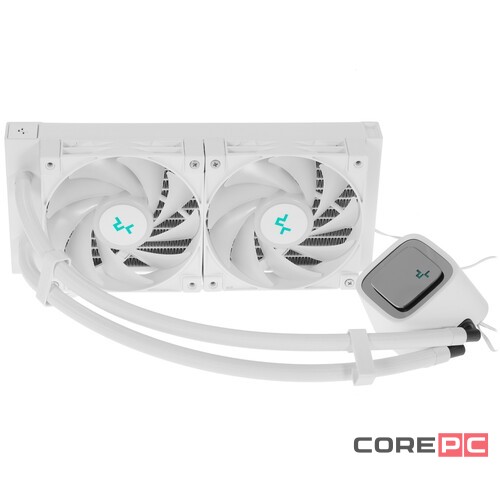 Система жидкостного охлаждения для процессора Deepcool LS520 WH ARGB R-LS520-WHAMNT-G-1 PWM