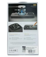 Накладка для i-Phone 15 Pro Max Keephone Magviar Magsafe черная