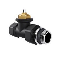 Набор термостатический прямой Royal Thermo Design 1/2quot;М30х1,5 (Черный)