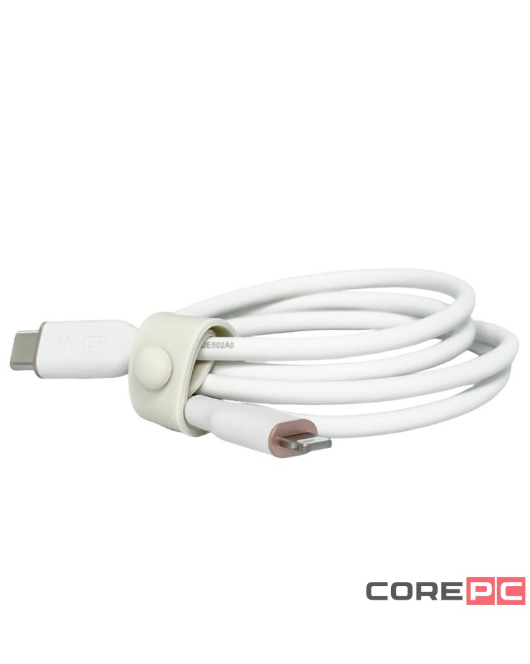 Usb Кабель-зарядка Type-C на Lightning Anker 641 PowerLine III (A8662621) 20W 0,9м белый