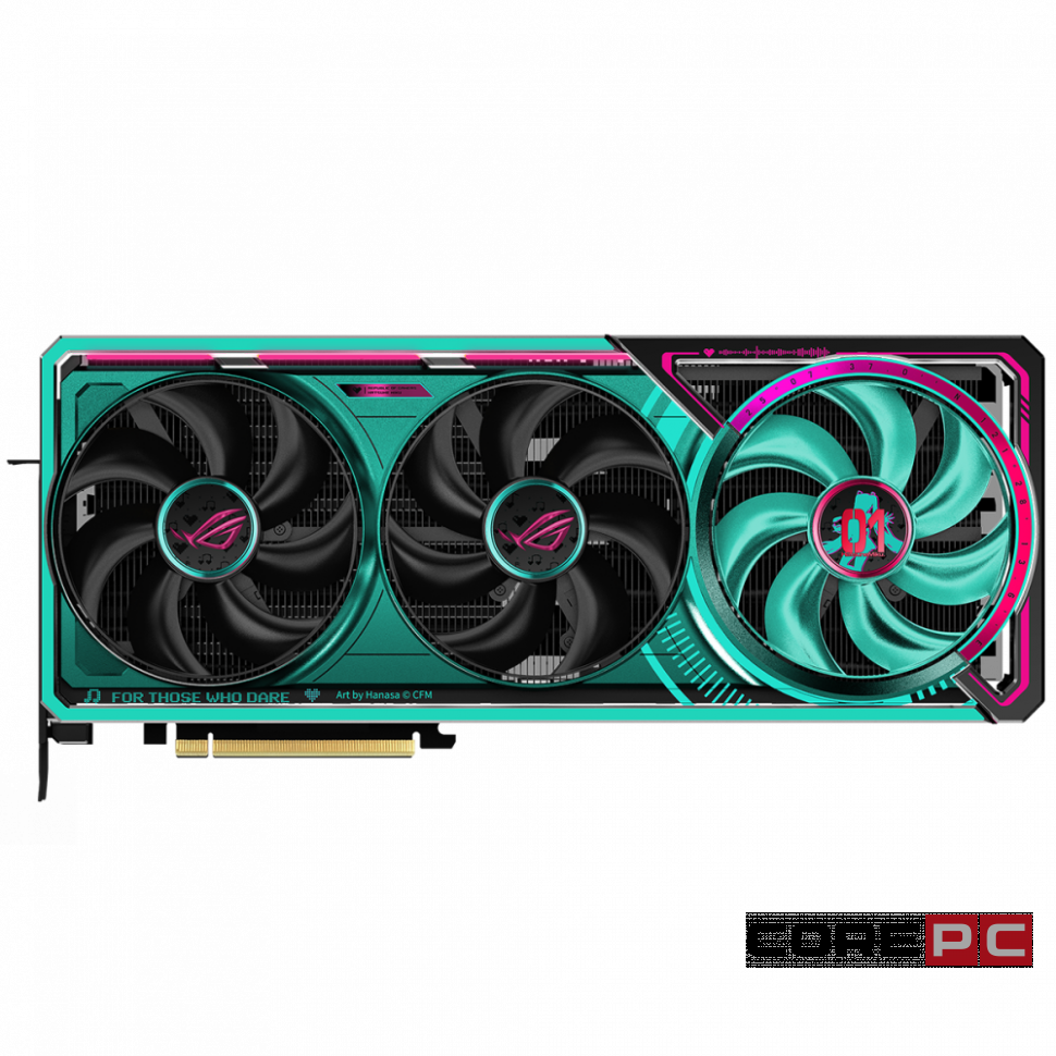 Видеокарта ASUS (ROG-ASTRAL-RTX5080-O16G-MIKU-W) GeForce RTX 5080 16GB ROG ASTRAL HATSUNE MIKU EDITION WHITE OC (90YV0LV9-M0NM00)