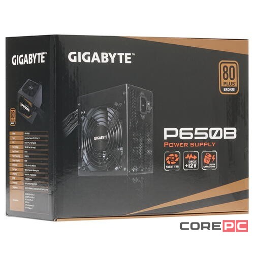 Блок питания Gigabyte 650W GP-P650B