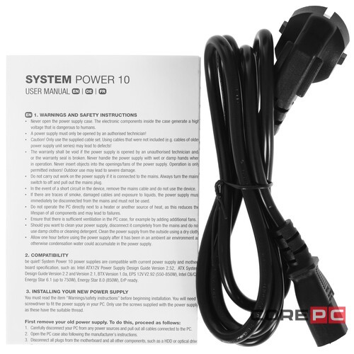 Блок питания Be Quiet! 550W SYSTEM POWER 10 BN327