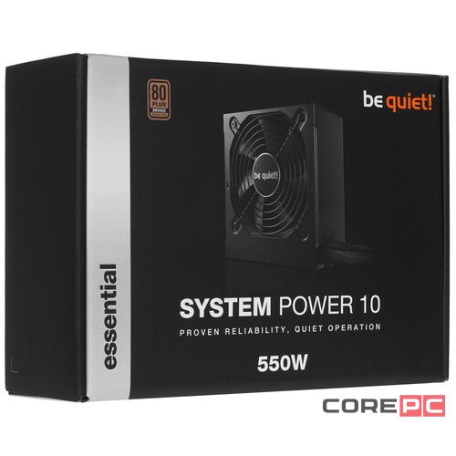 Блок питания Be Quiet! 550W SYSTEM POWER 10 BN327