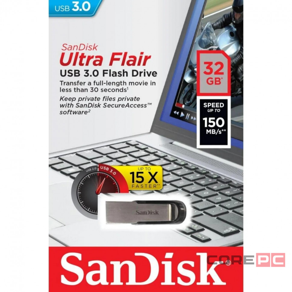 USB флеш накопитель SanDisk CZ73 Ultra Flair 32GB (SDCZ73-032G-G46)