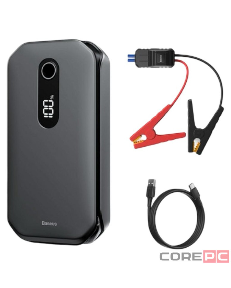 Baseus Super Energy Pro Car Jump Starter 12000mAh,5V/3A，Paak current1000A）(CRJS03-01) Black