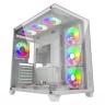 Компьютерный корпус ALSEYE Paladin-W (4 fans ARGB) TG White