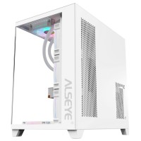 Компьютерный корпус ALSEYE Paladin-W (4 fans ARGB) TG White