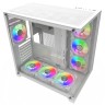 Компьютерный корпус ALSEYE Paladin-W (4 fans ARGB) TG White