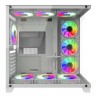 Компьютерный корпус ALSEYE Paladin-W (4 fans ARGB) TG White
