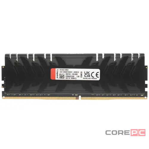 Оперативная память 8 Gb 3600 MHz Kingston FURY Renegade Black-Gray (KF436C16RB2/8)