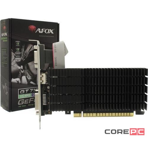 Видеокарта AFox (AF710-1024D3L5) GeForce GT 710 1GB DDR3