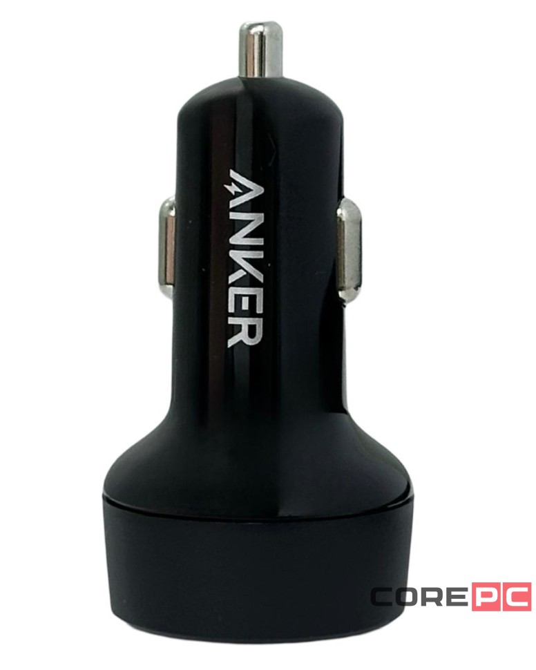 Автомобильное заряд. устр. Anker 1USB/1C 20W (A2720) черное