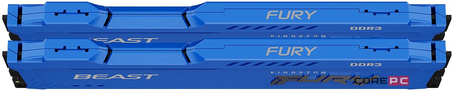 Оперативная память 16 Gb 1600 MHz Kingston FURY Beast PnP Blue (KF316C10BK2/16)