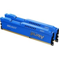 Оперативная память 16 Gb 1600 MHz Kingston FURY Beast PnP Blue (KF316C10BK2/16)