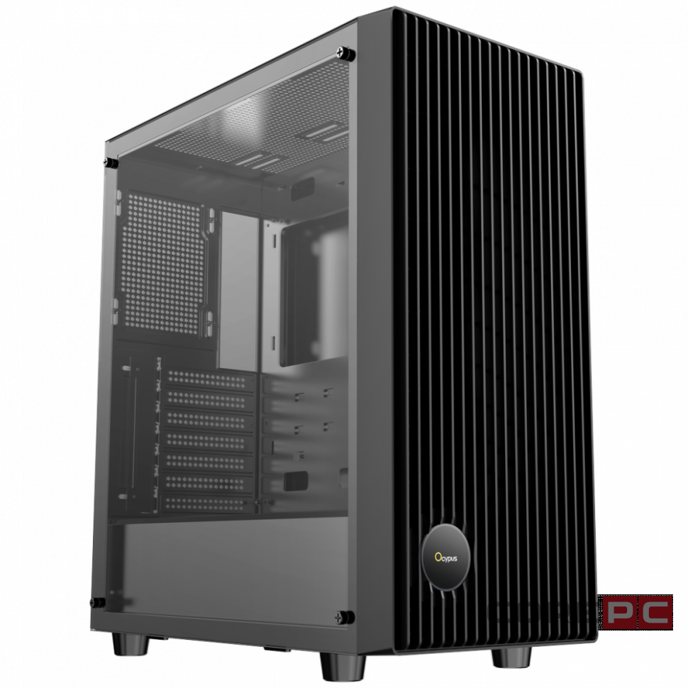 Компьютерный корпус Ocypus Gamma C70 BK TG Black (Gamma-C70-BKG000XX-GL)