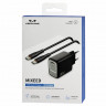 Сетевое зар. устр. Keephone Mixeed KP-EB007 1C 30W Gan с кабелем Type-C на Type-C черное