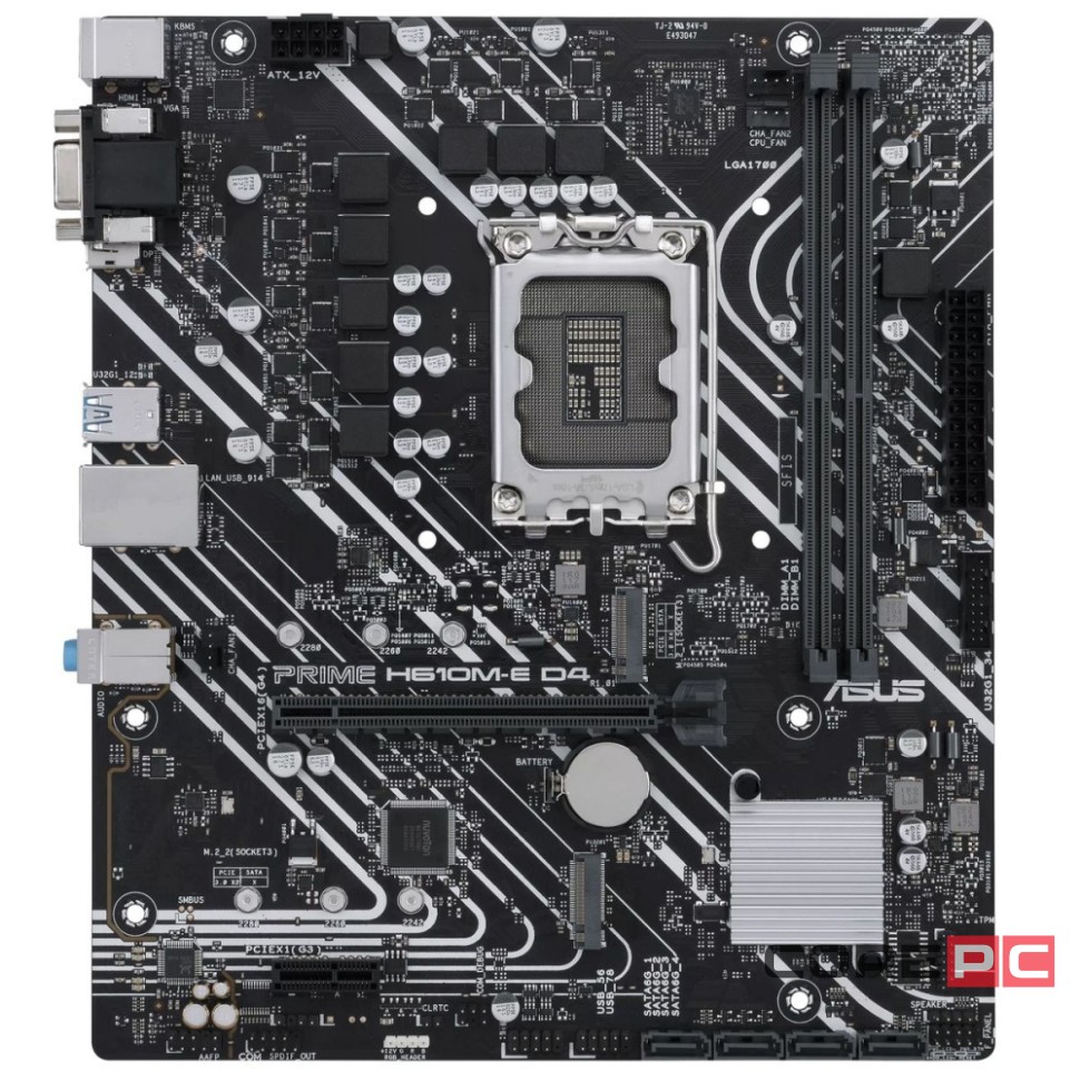 Материнская плата ASUS H610M-E D4 CSM (90MB19N0-M1EAYC)