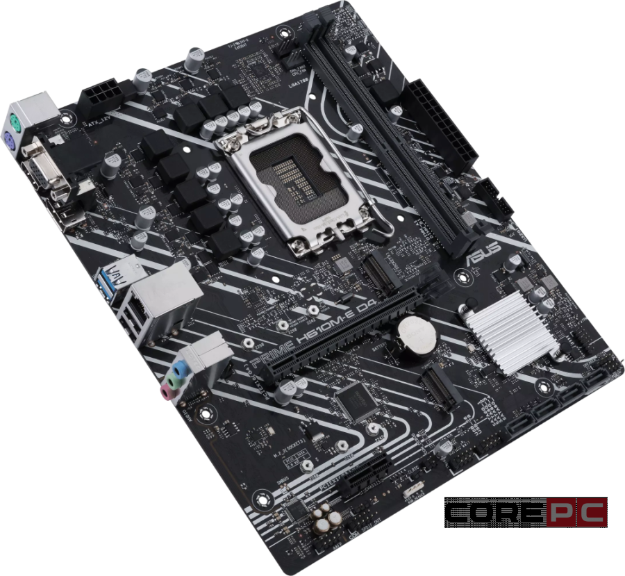 Материнская плата ASUS H610M-E D4 CSM (90MB19N0-M1EAYC)