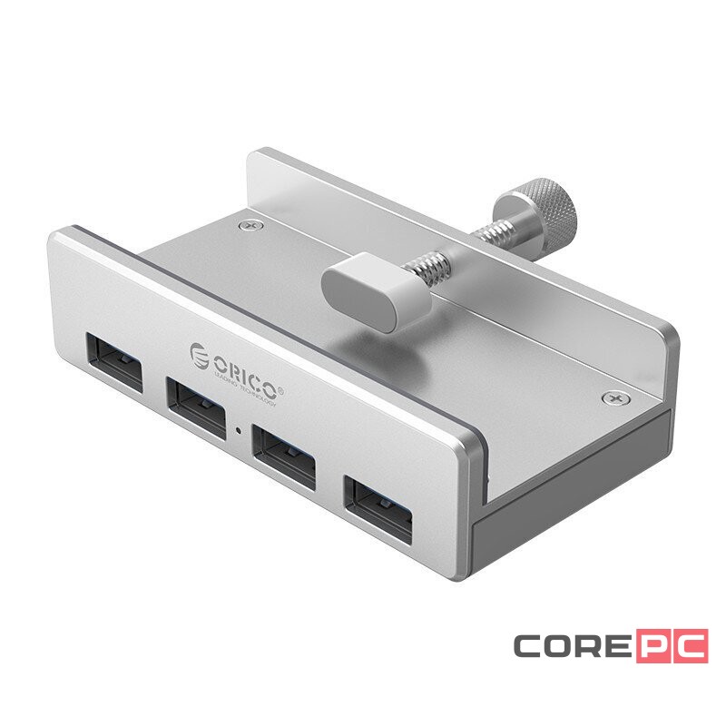 USB-хаб Orico MH4PU 4xUSB3.0 серебристый
