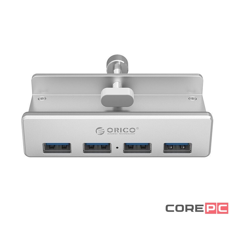 USB-хаб Orico MH4PU 4xUSB3.0 серебристый