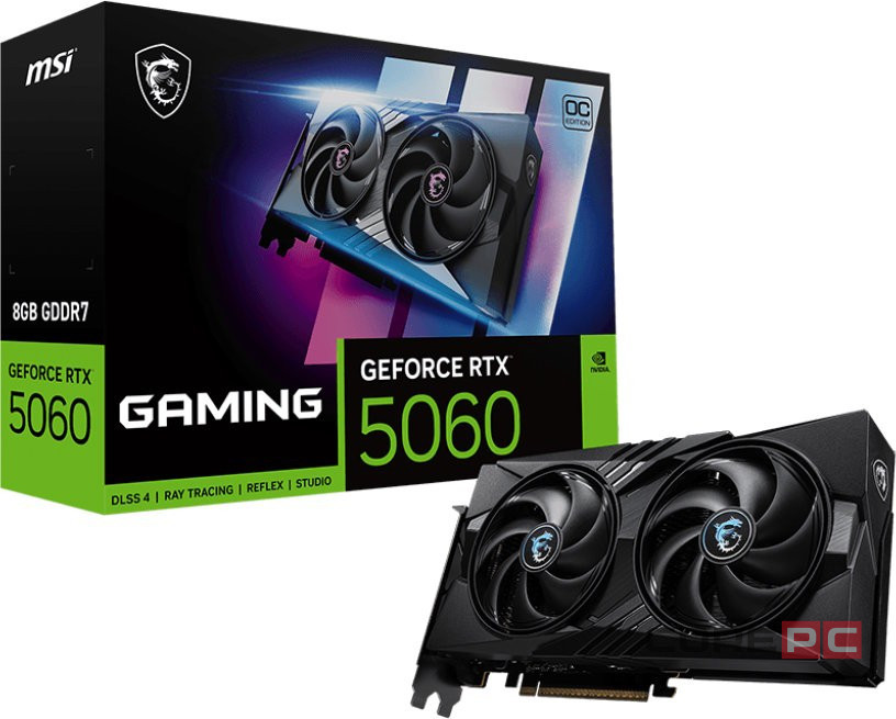 Видеокарта MSI (G5060-8GC) GeForce RTX 5060 8G GAMING OC