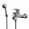 Смеситель для ванны MIXLINE МЛ05-01/ML05-01, рычажное управление, цвет хром
