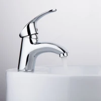 Смеситель для раковины Frap F1021, рычажное управление, цвет хром