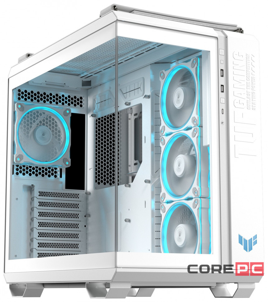 Компьютерный корпус ASUS TUF GAMING GT502 HORIZON TG ARGB White (90DC0093-B19010)