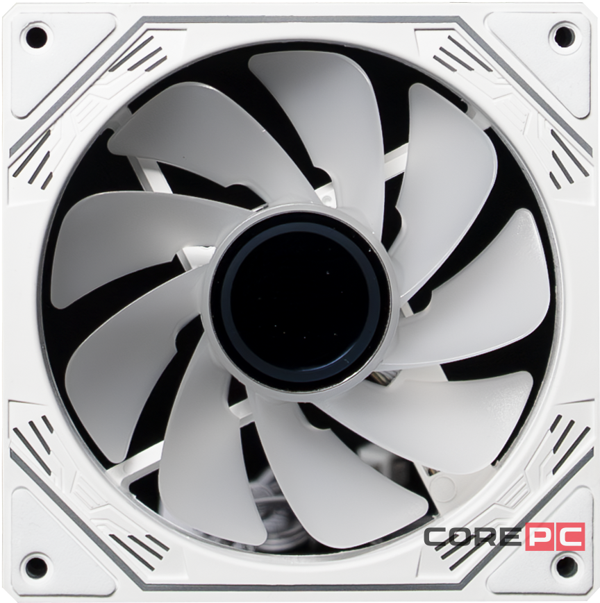 Вентилятор для корпуса Helly 4-PRO 120 мм Mirror ARGB Reverse White