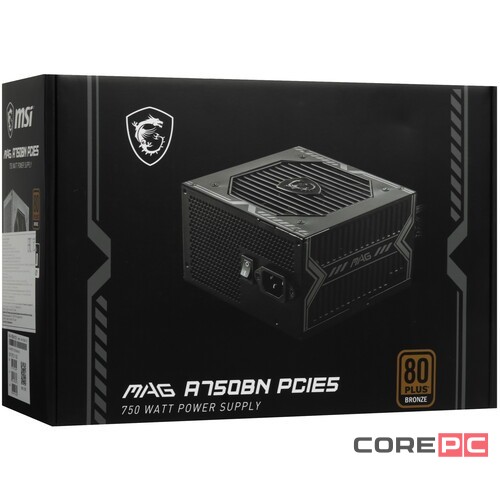 Блок питания MSI 750W MAG A750BN (306-7ZP2C11-CE0) 16 Pin (PCIe 5.0 Connector Cable Details)